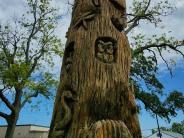 Mae S. Bruce Therapeutic Garden Totem Pole