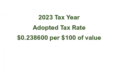 2023 Tax Rate Adopted September 28, 2023